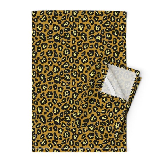 Animal print tea towels deals