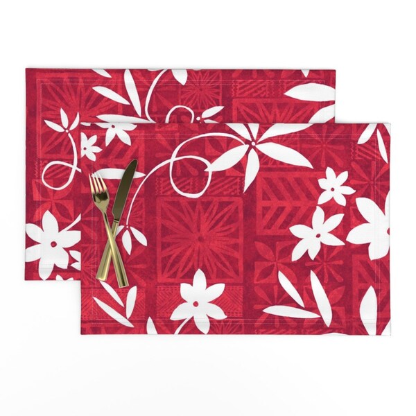 Hawaiian Placemats Etsy