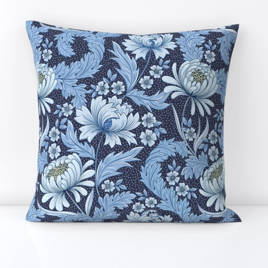 Victorian Throw Pillow Victorianera Florals by Whimsical_brush Floral
