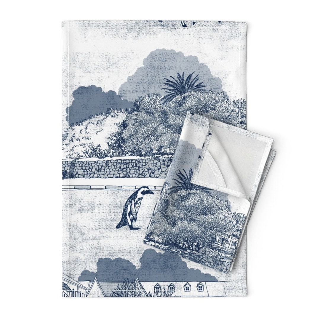 Linen Ruffle Trim Tea Towel – KATE MARKER HOME