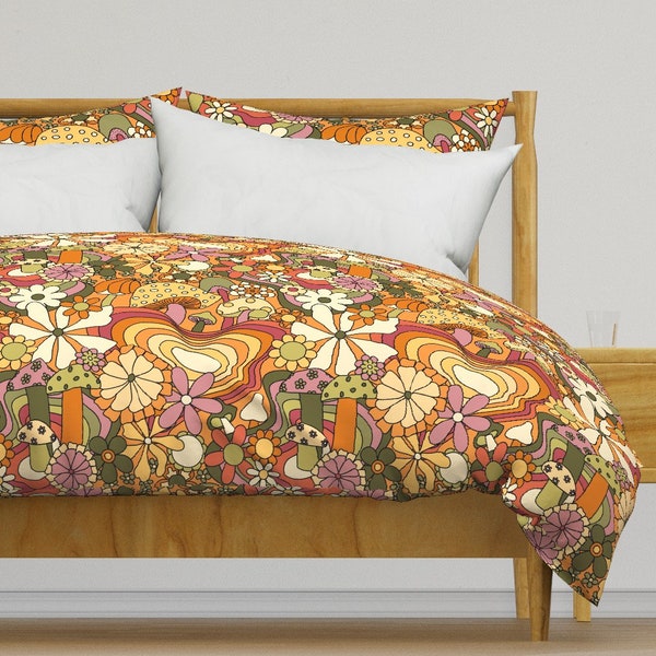 Retro Duvet Cover Etsy