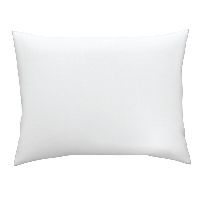 Grid White On Blue Grey by sunny/_afternoon Modern Minimalist Cotton Sateen Pillow Sham Bedding by Spoonflower Grid Pillow Sham