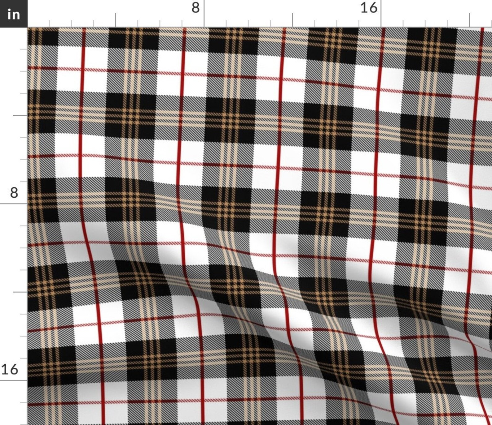 Tartan Scottish Beige Plaids Duvet Cover Bedding Set main image 1