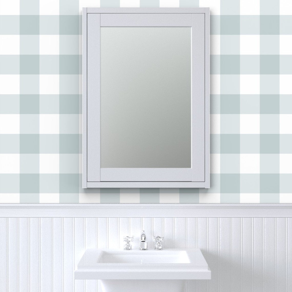 Gray Gingham Wallpaper Gingham Plaid by Erin__kendal Plaid Etsy