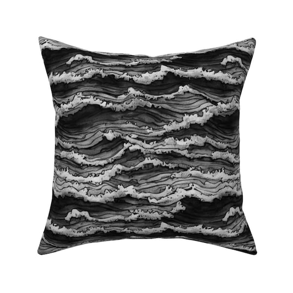 Black Couch Pillow Etsy