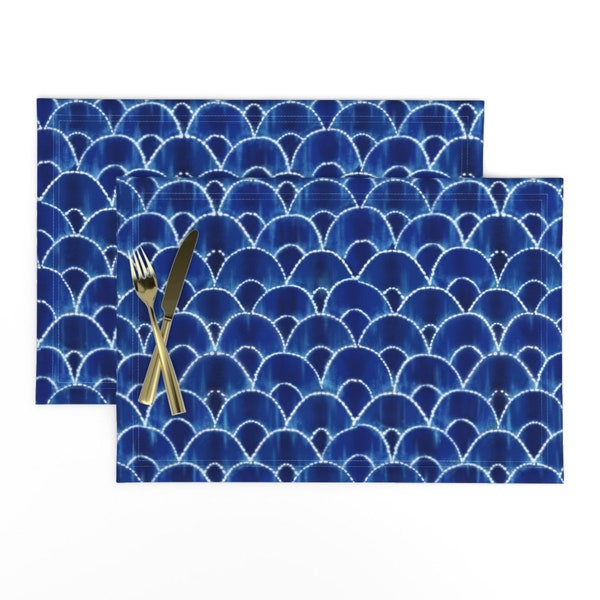 Cobalt Blue Placemats Etsy