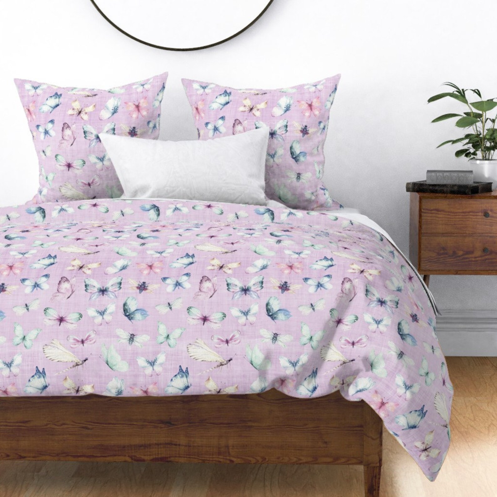 Butterfly Duvet Cover Butterfly Lilac by ktscarlett_ Etsy