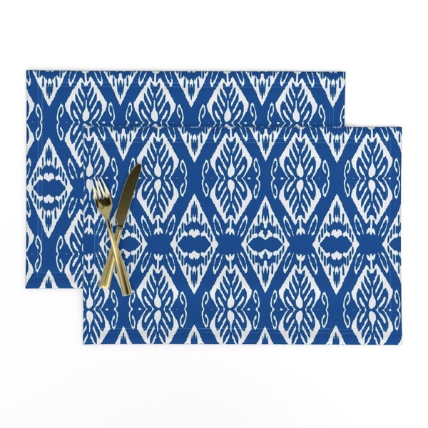 Cobalt Blue Placemats Etsy