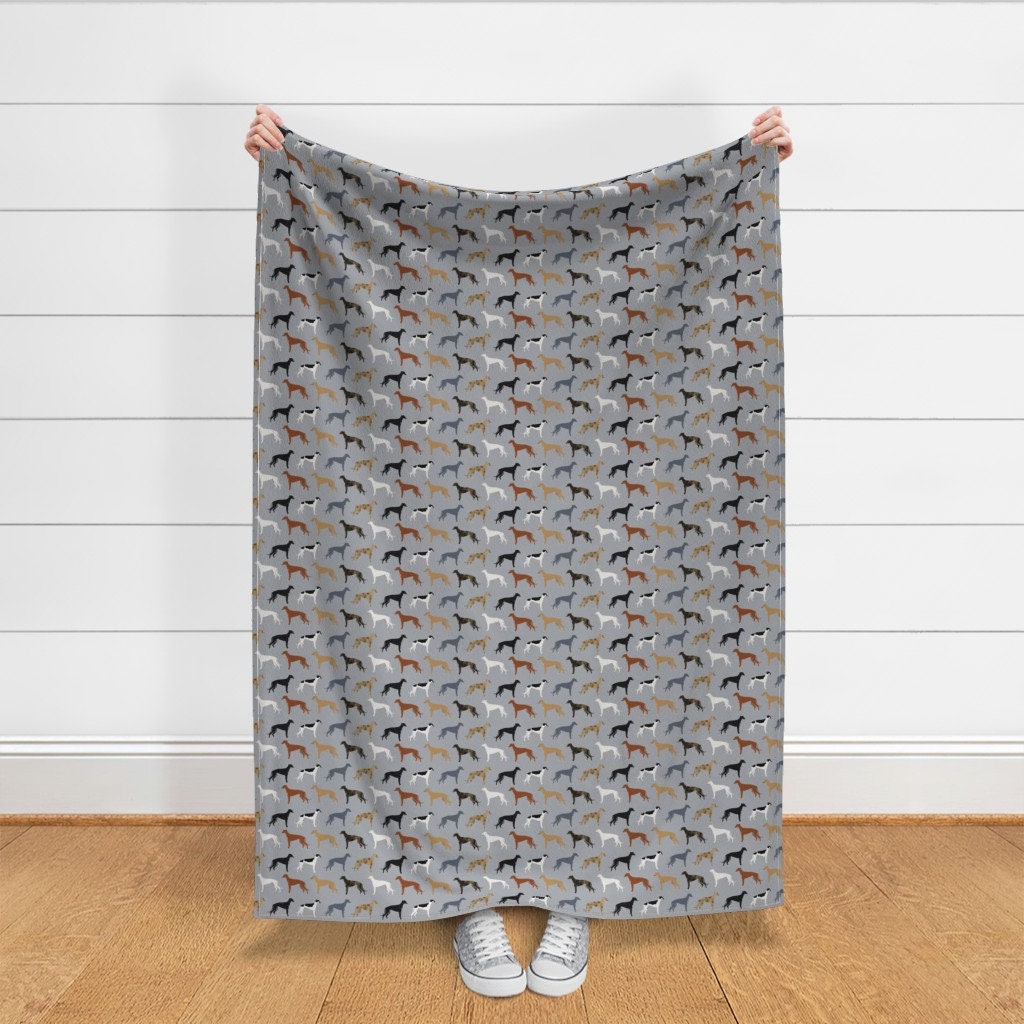 Greyhound Throw Dogs Throw Blanket - Greyhounds by Petfriendly - Hounds Brindle ...