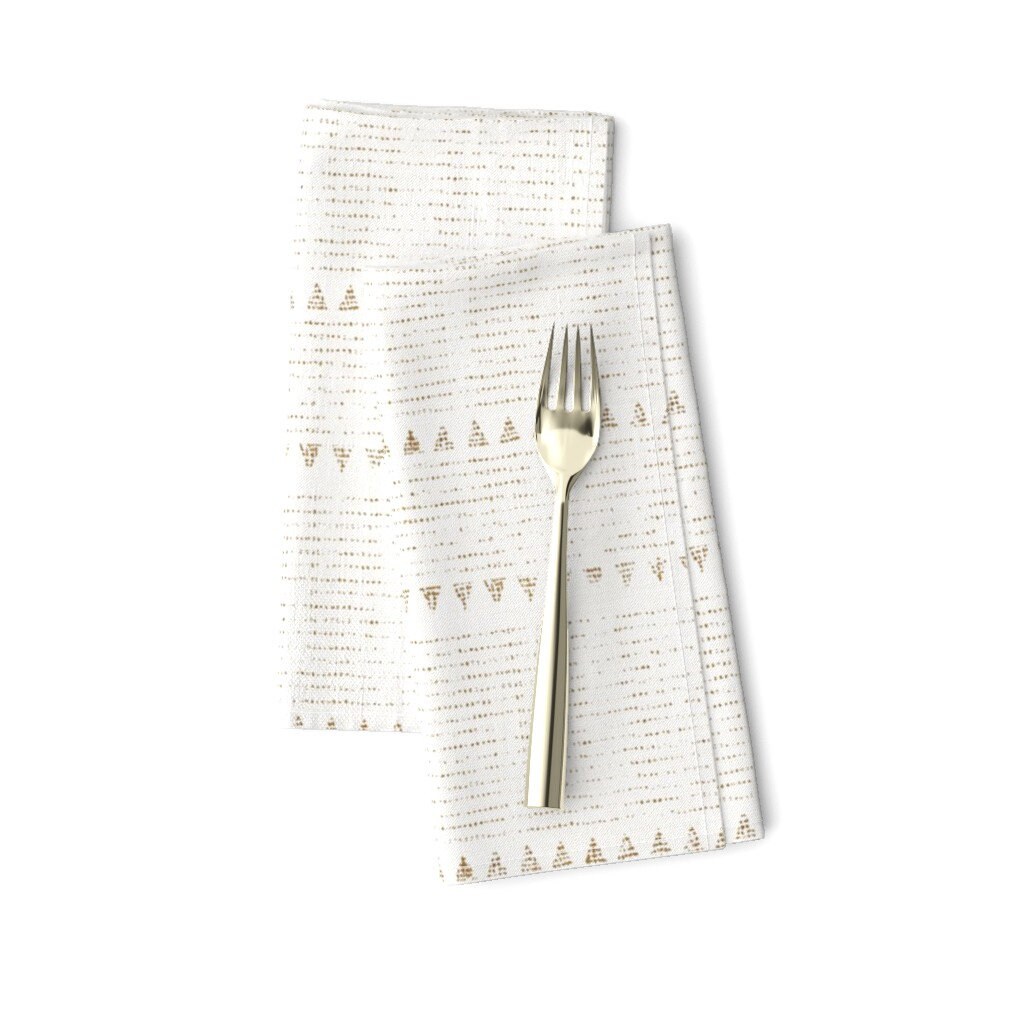 Geometric Diamond Geo Bohemian Cotton Dinner Napkins by Roostery Set of 2