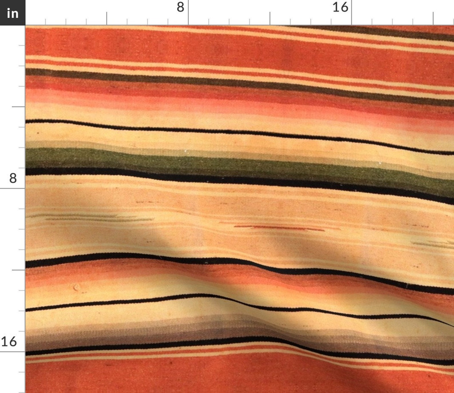 Western Rustikale Runde Tischdecke Saltillo Streifen von | Etsy