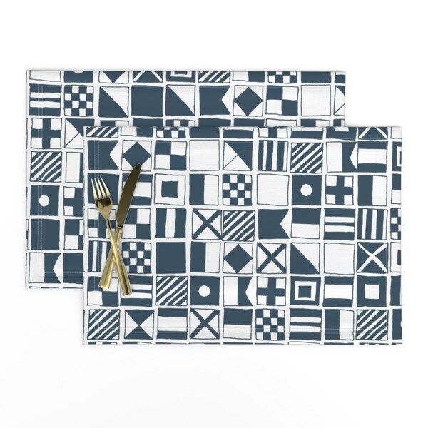 Nautical Placemats Etsy