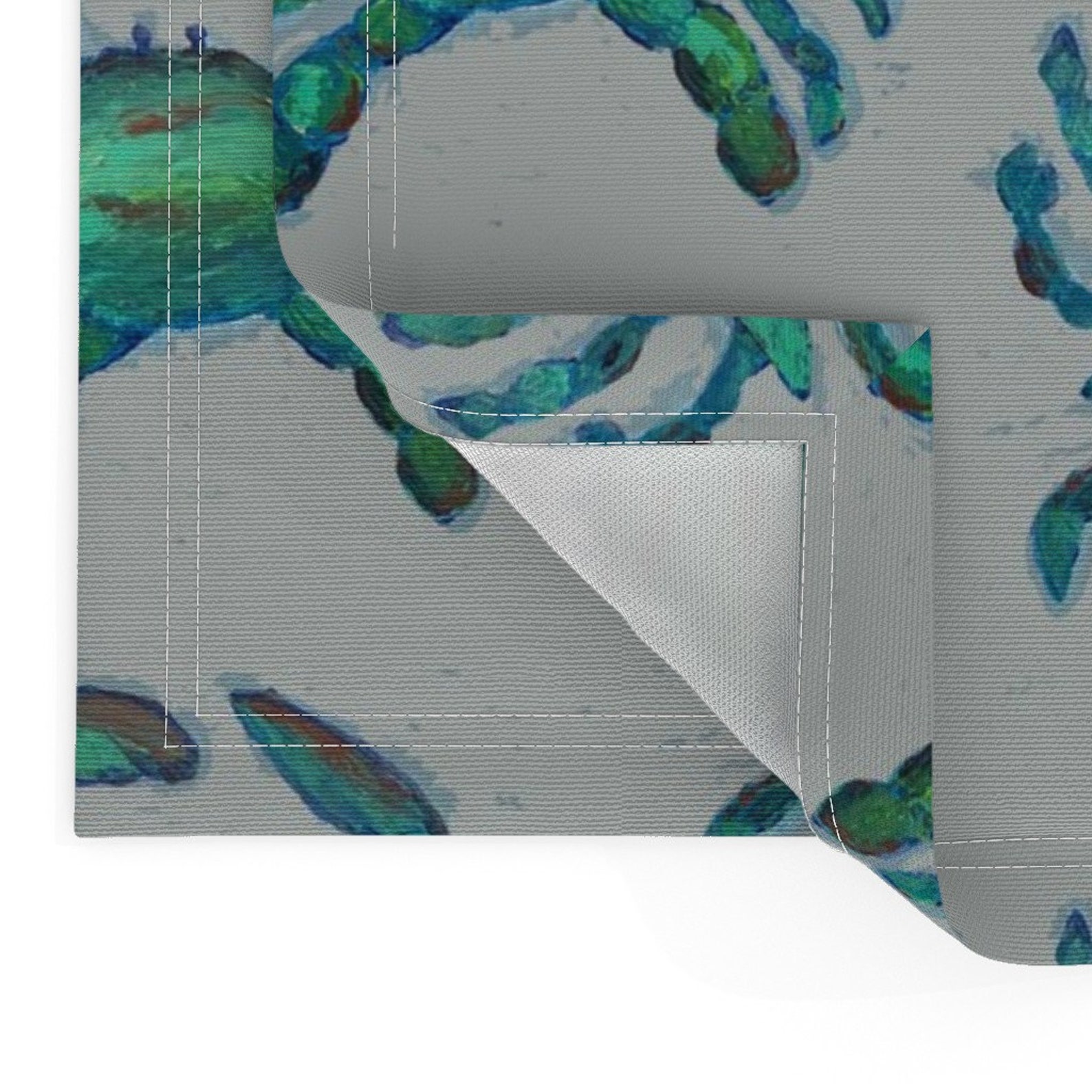 Blue Crab Placemats set of 2 Blue Crabs by Lisakling Etsy