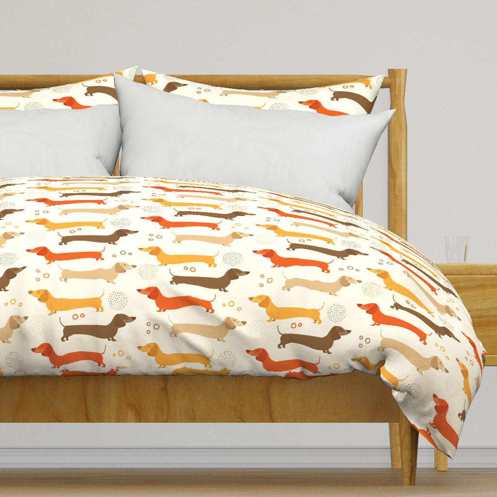 Dachshund Duvet Etsy