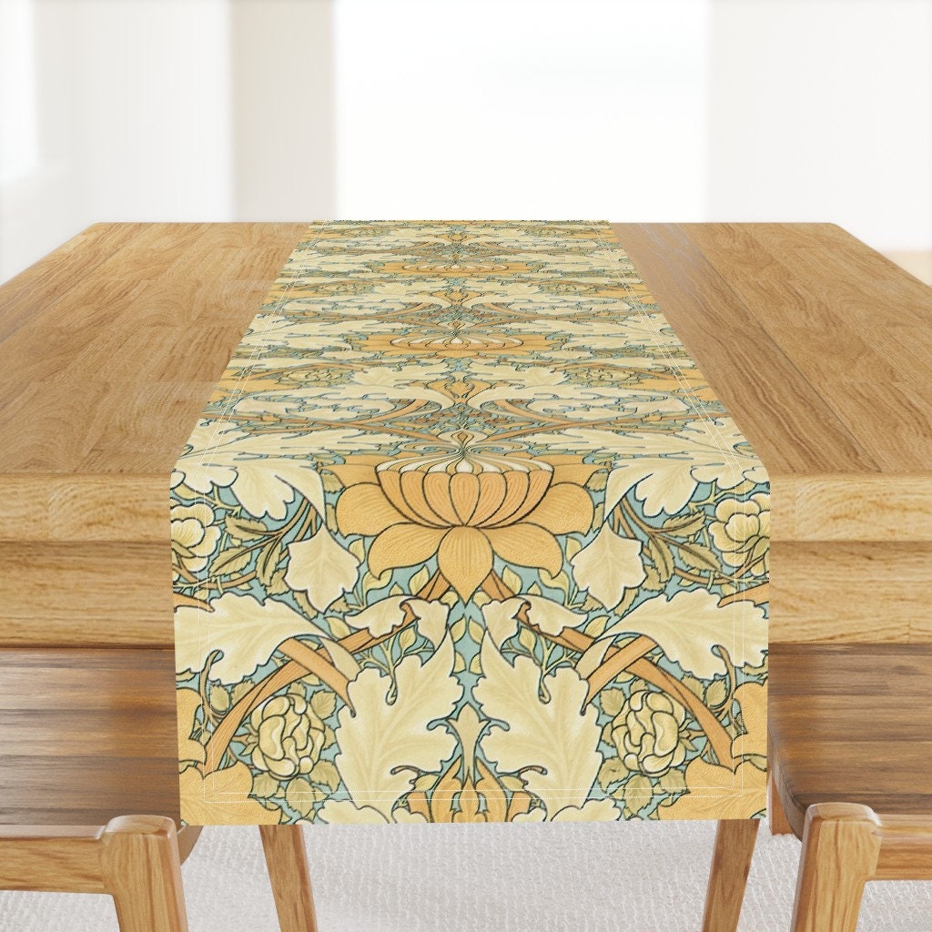 table runner 「立涌鳳凰文」 帯リメイク 正絹 長尺 table runner 「立