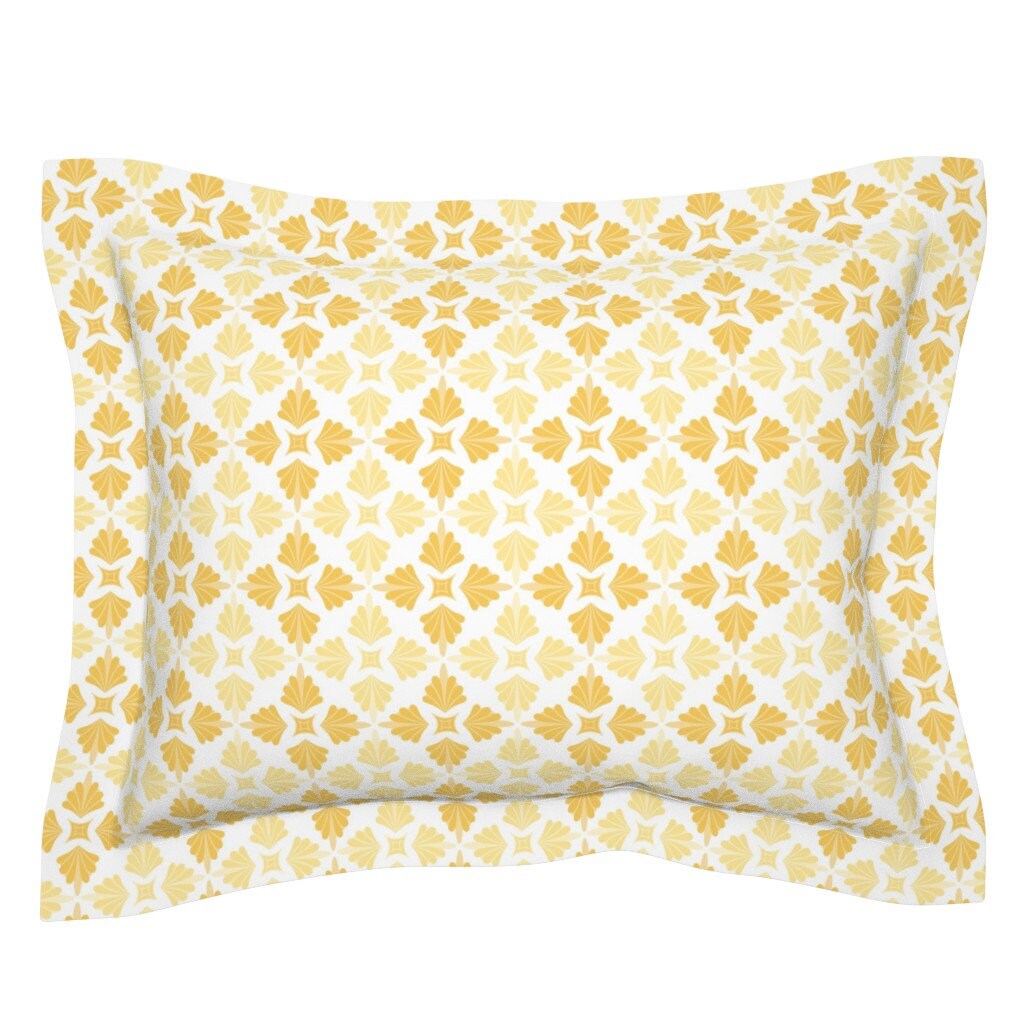 Yellow Pillow Sham 20s Parlor Decor by Themadcraftduckie Etsy UK