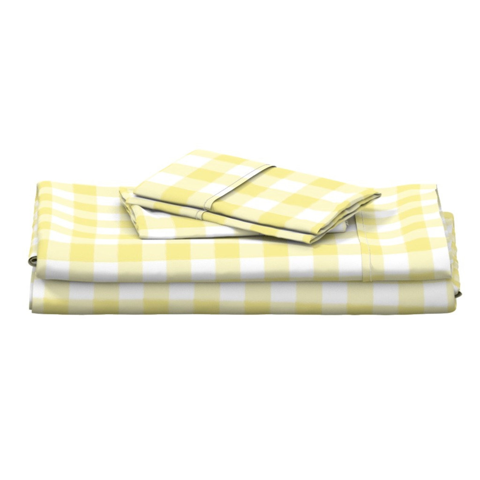 Yellow Gingham Sheets Yellow Buffalo Check by Sugarfresh Etsy