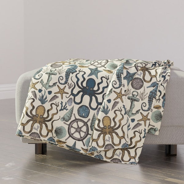 Nautical Blanket Etsy