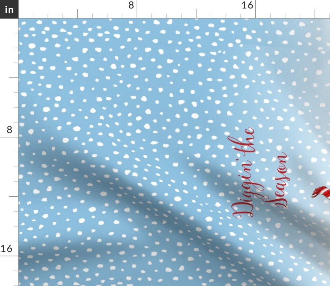 Russell Diggin Christmas Tea Towel - Diggin' the Season Towel by Sherri_bb - Holiday ...