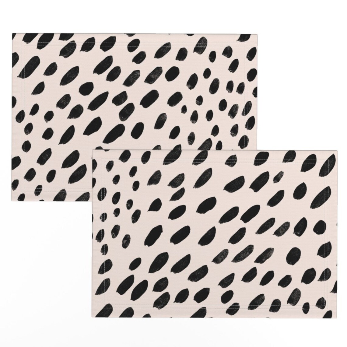Animal Print Placemats set of 2 Big Scale Pink Leopard by Etsy