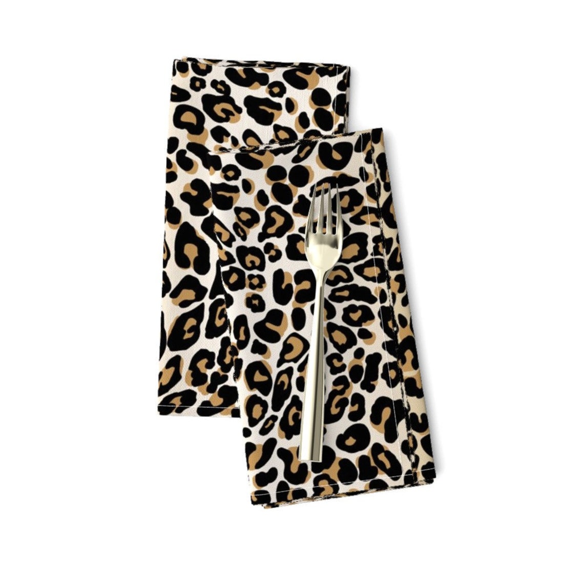 Cheetah Spots Dinner Napkins set of 2 Classic Leopard by Etsy