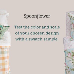 Blue Wildflowers Bedding - French Country Cottage by thatpolymath_shellym - Cream Floral Pastel Cotton Sateen Duvet Cover OR Pillow Shams image 10