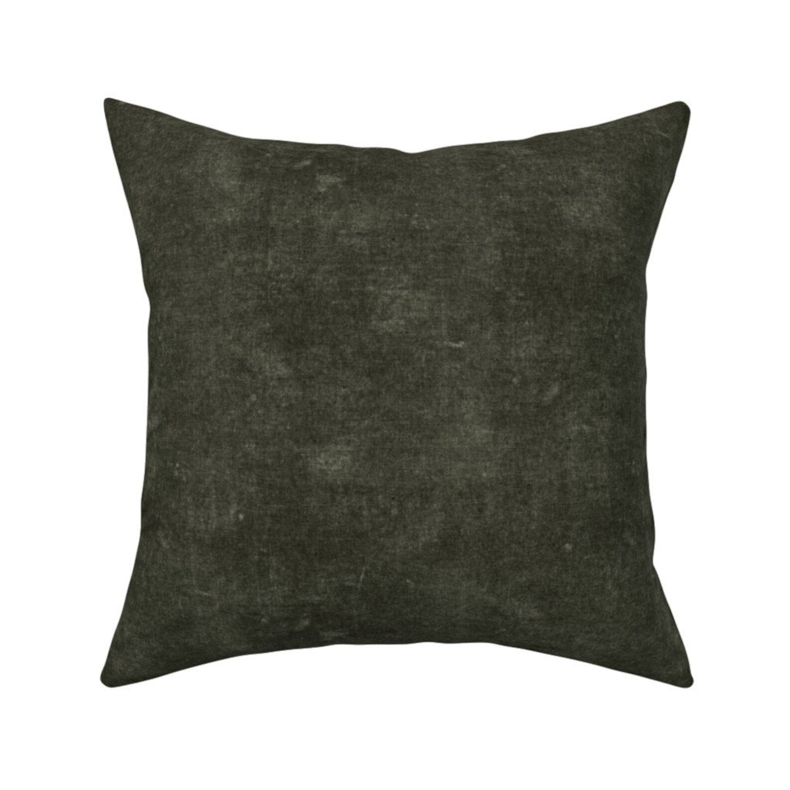 Dark Olive Green Throw Pillow Weathered Dark Olive by Etsy
