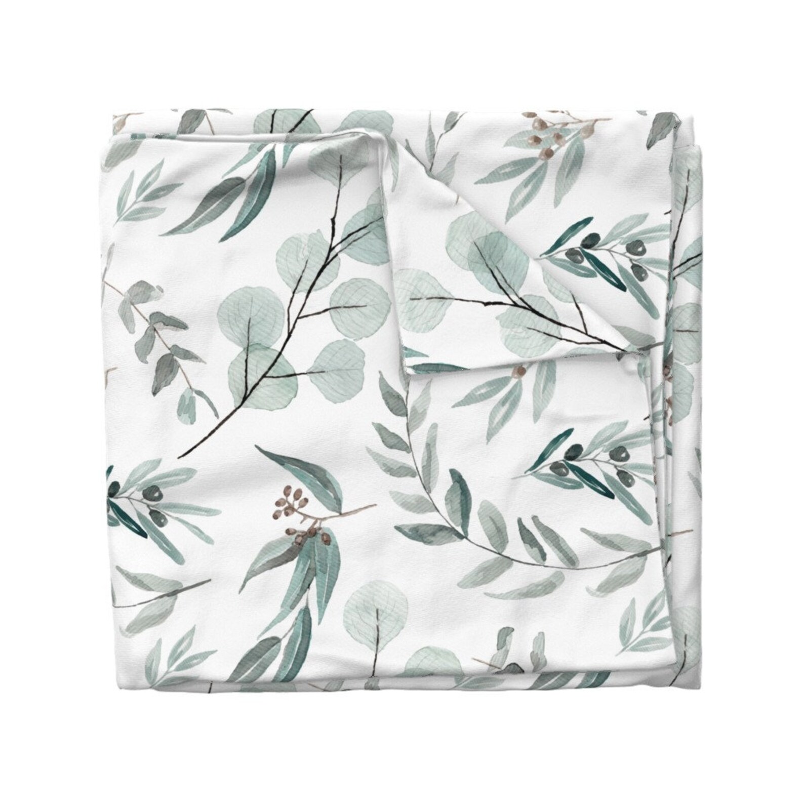 Painted Eucalyptus Duvet Cover Jumbo Scale Eucalyptus de Etsy