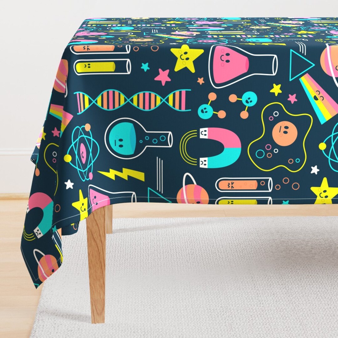 Neon Science Tablecloth Super Cute Science by Robyriker Kids Teacher