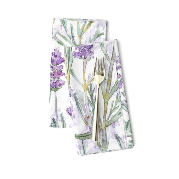 Lavender Napkins Etsy