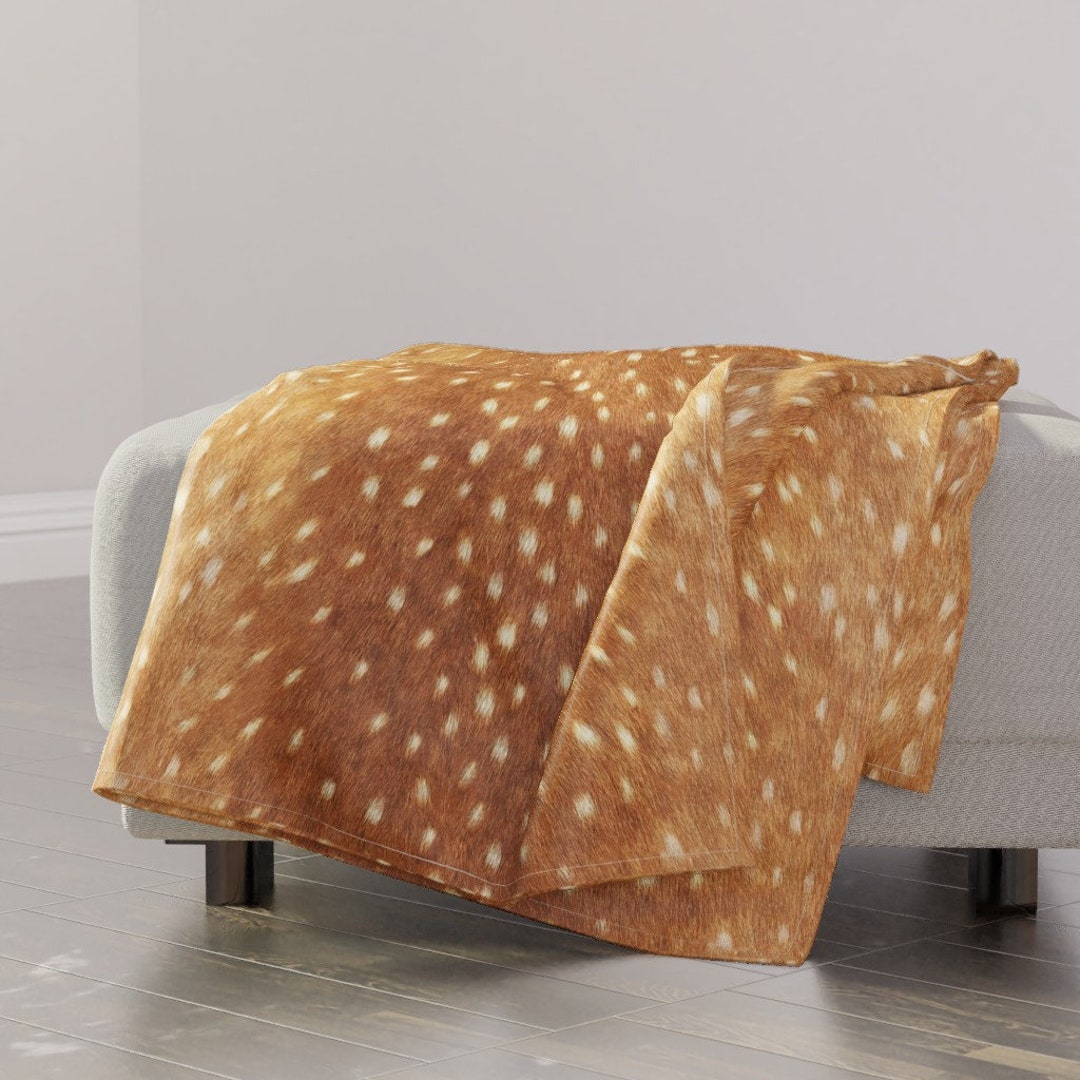Fawn throw blanket hotsell