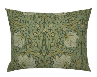 French Floral Flower Leaf Print Roostery Pillow Sham 100% Cotton Sateen 26in x 20in Knife-Edge Sham French Floral Flower Leaf Print Roostery Pillow Sham 100% Cotton Sateen 26in x 20in Knife-Edge Sham