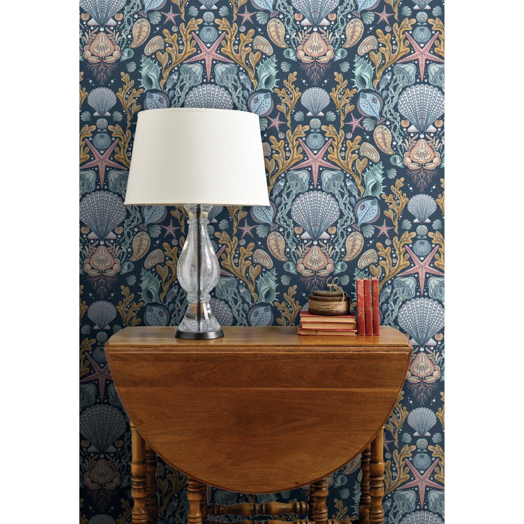 Tapete Damast Vlies Fische Aqua Marine Wasserblau Qualle von rebelform  Tapete von Spoonflower - Etsy Österreich, image size:1024x1024