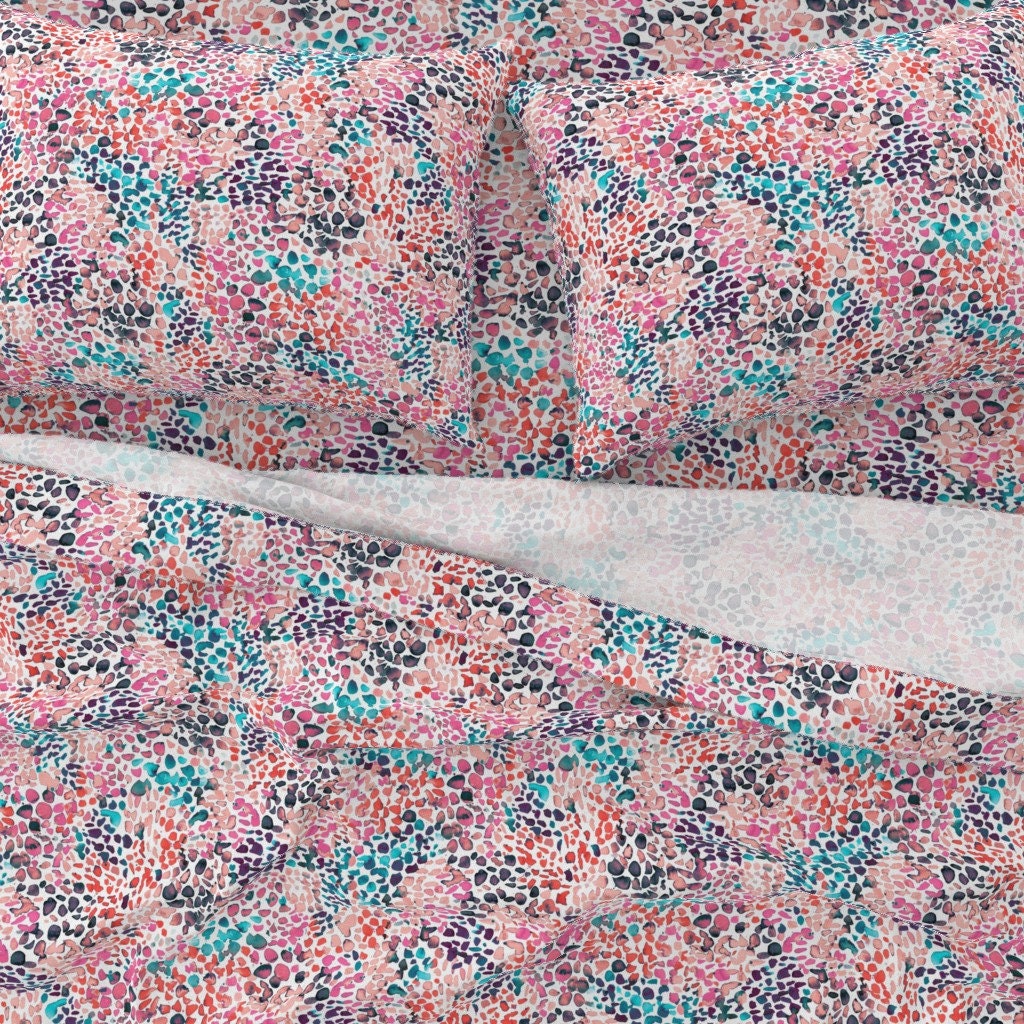 Abstract Dots Sheets Speckled Leopard 