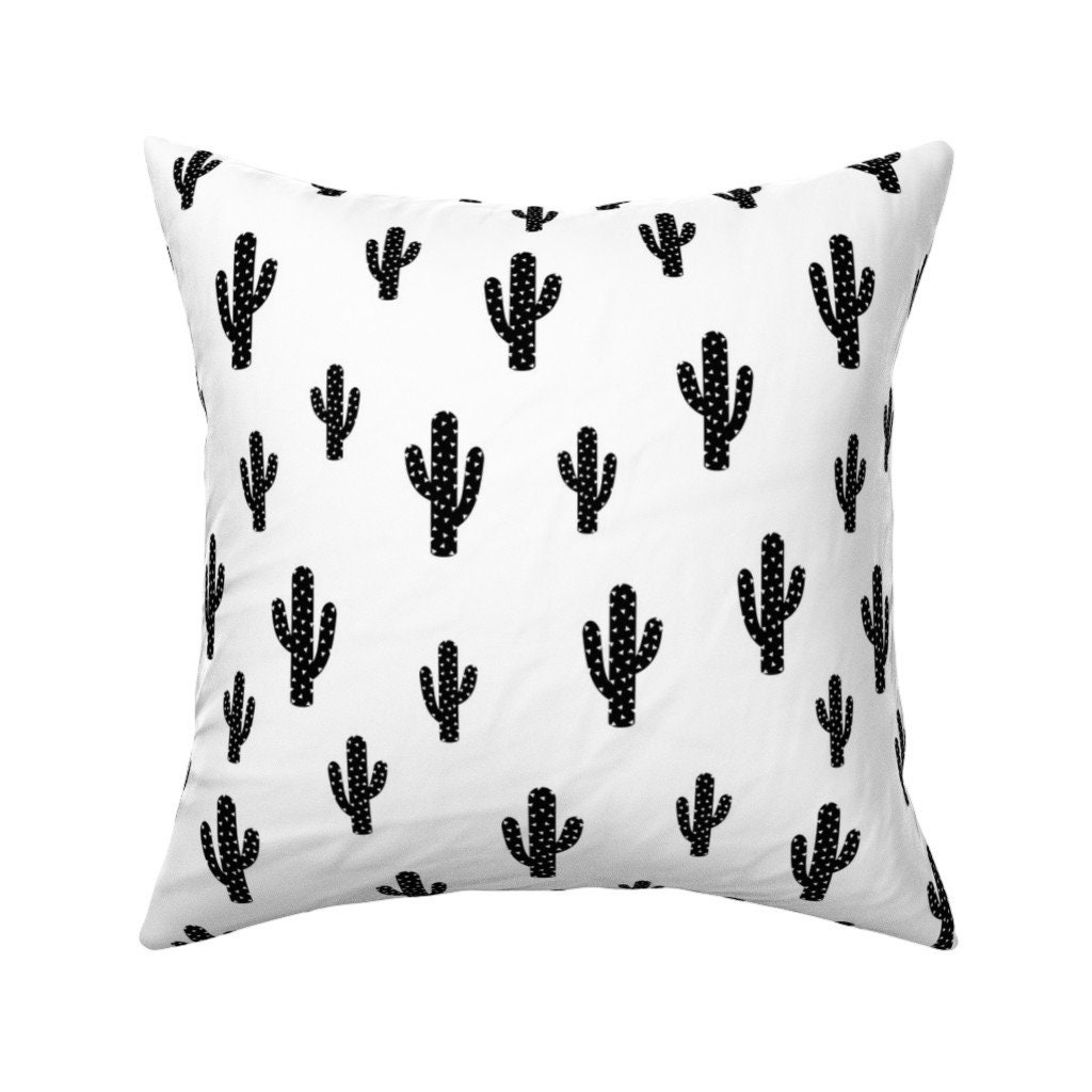 cactus throw pillow