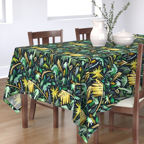 Palm Tree Tablecloth Palms by ninoladesign Tropical Etsy
