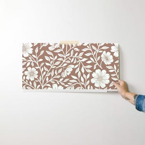 Rustic Farmhouse Non-Pasted Wallpaper Floral Cottagecore Cabincore - Cabincore Floral by little_forest_atelier Wallpaper by Spoonflower image 10