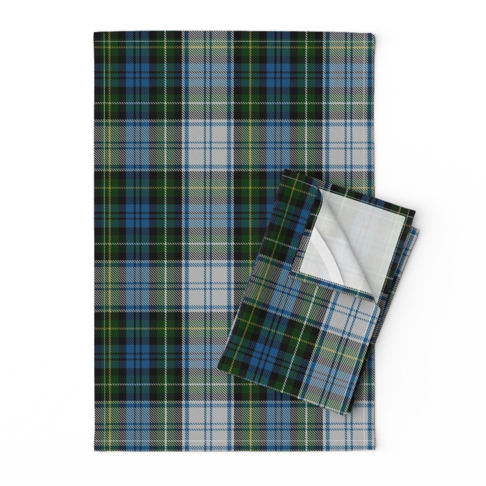 Tartan Tea Towels set of 2 Campbell Dress Tartan by Etsy