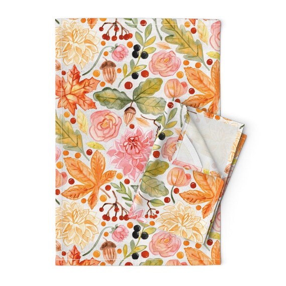 Tea sale towels floral