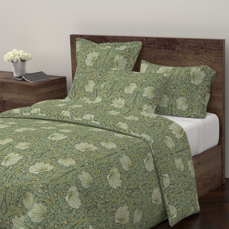 Duvet Cover William Morris Pimpernel Original By Etsy