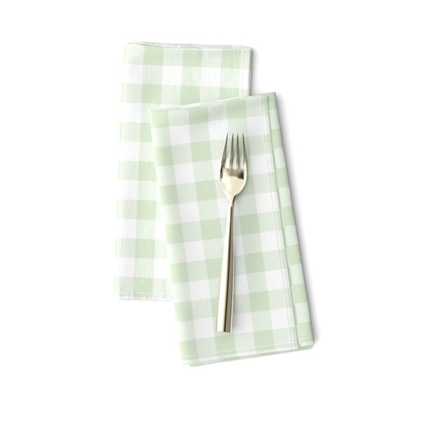 Gingham Napkins Etsy