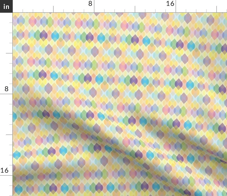 Dancing Lights Reflection by artfulfreddy Colorful Yellow Grey Gray Glass Custom Curtain Panel by Spoonflower Abstract Curtain Panel