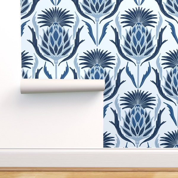 Thistle Wallpaper Etsy
