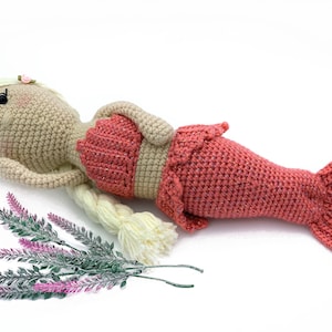 CROCHET PATTERN - Melodi the Mermaid - Crochet Mermaid Pattern - Comes with a Full Video Tutorial - For Beginners