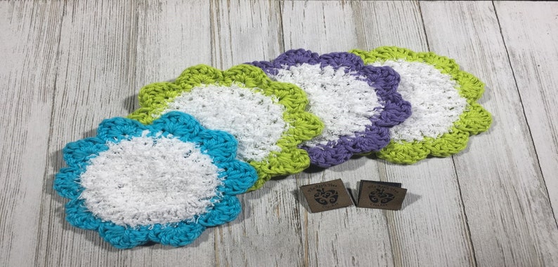 CROCHET PATTERN The Scrubbing Dishcloth Crochet Scrubby Crochet Dishcloth For the Home image 2