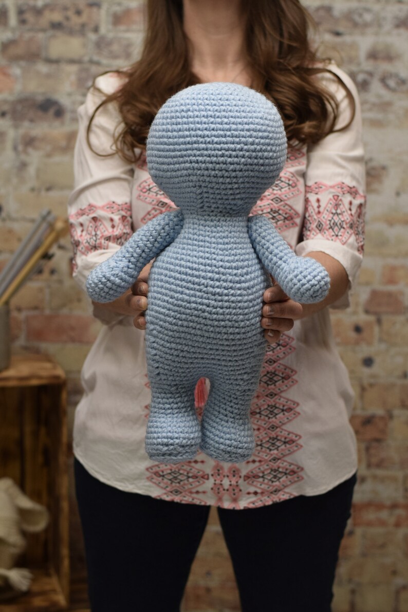 CROCHET PATTERN Create Your Own Loveable Character Large 20 inch Doll image 5