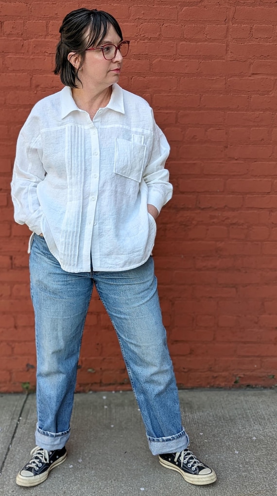 Pierce Shirt: A Zero-waste PDF Sewing Pattern - Etsy