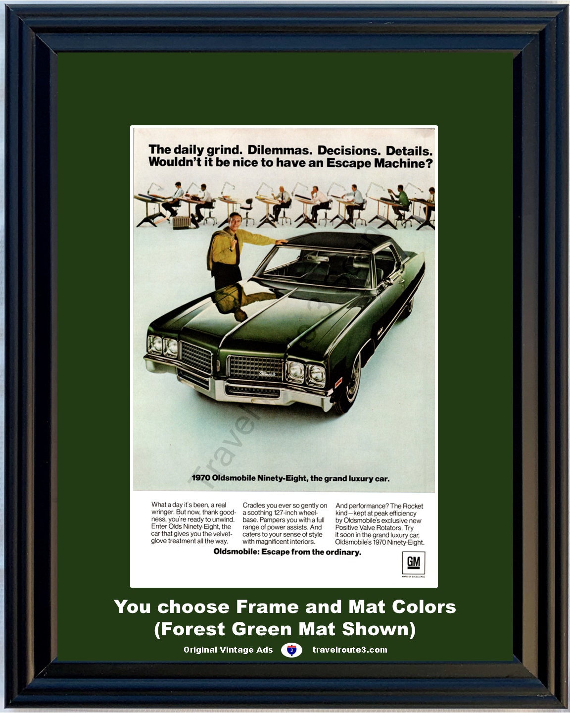 1970 Oldsmobile Ninety Eight Olds 98 Vintage Ad Rocket Grand