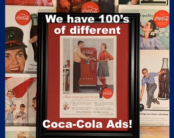 1960年 コカ・コーラ クールオフ ヴィンテージ広告 コーラのポーズ