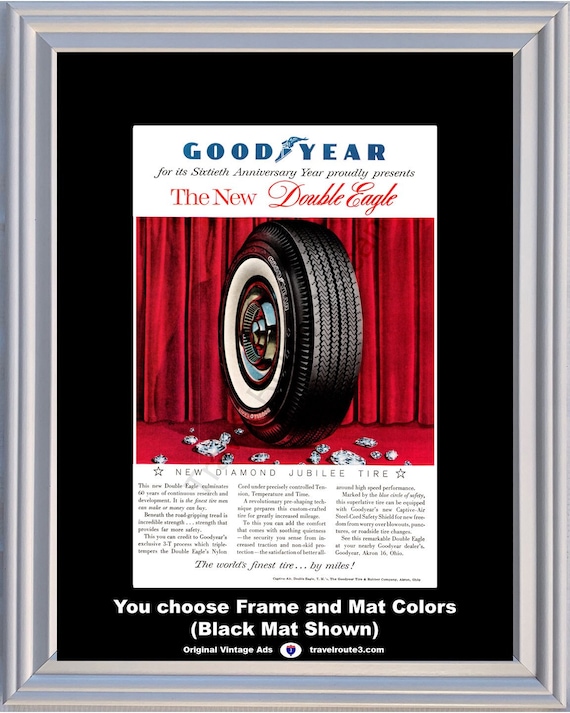 kaodaly Goodyear ヴィンテージ広告 ペーパー 1936 Goodyear G3 Tires